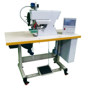 AT-114 belt style tape applying and hemming machine