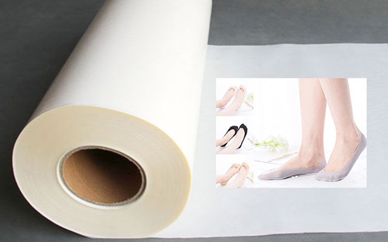 Hot melt adhesive film for seamless boat socks