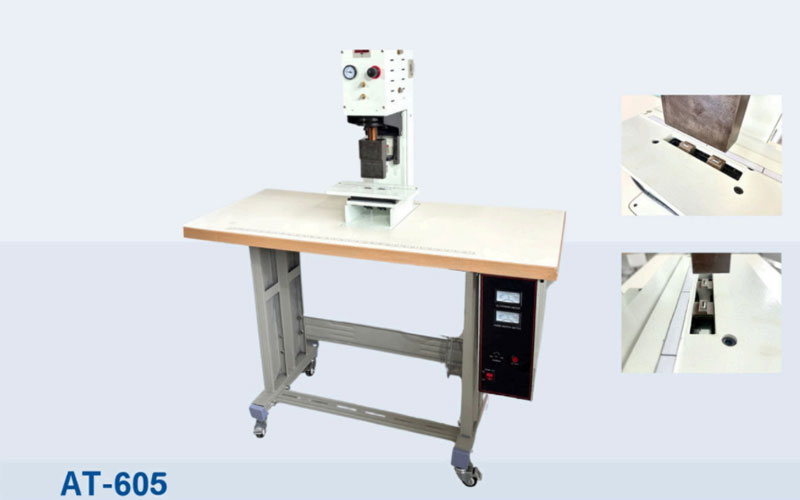 AT-605 Ultrasonic Button Holes Punching Machine